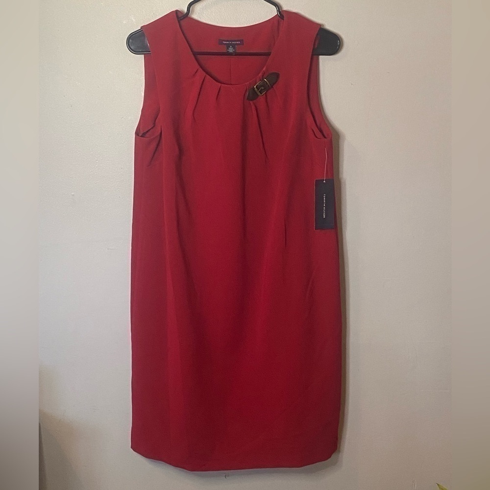 Tommy Hilfiger New with tags Candy Cane red sleevless dress